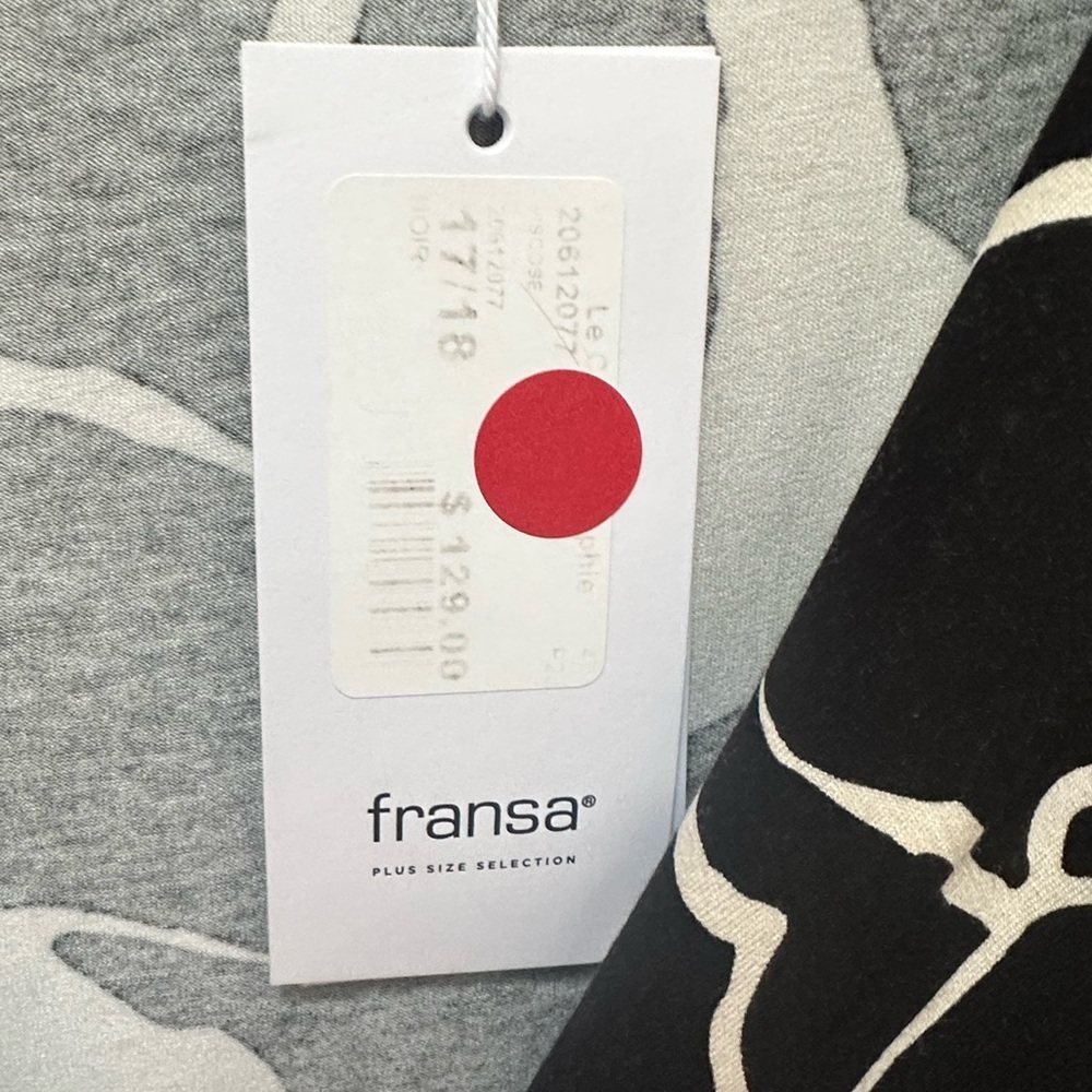 ✨ NWT Fransa Black And White Maxi Dress With Pockets - Picture 11 of 15